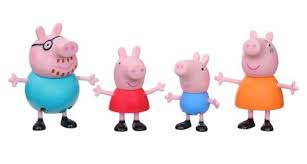 Figure Peppa Pig Peppa's Family 4pcs