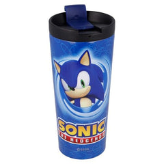Coffee Tumbler Sonic The Hedgehog Stainless Steel  425ml - Albagame