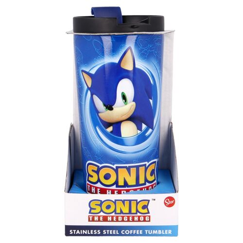 Coffee Tumbler Sonic The Hedgehog Stainless Steel  425ml - Albagame