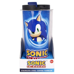 Coffee Tumbler Sonic The Hedgehog Stainless Steel  425ml - Albagame