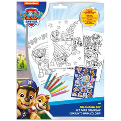 Colouring Book Paw Patro + Stickers