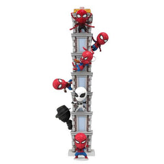Figure YuMe Herobox Spider-Man Tower Black Spiderman