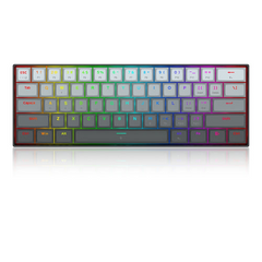 Keyboard Redragon Fizz K617 , RGB , 60% with 61 keys , Magnetic Hall Effect switches with Polling rate of 8k Hz , Wired , Black , K617-Hall