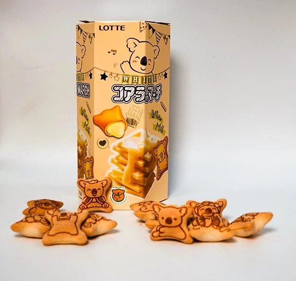 Biscuits Lotte Koala's March White Milk Cream & Cheese - Albagame