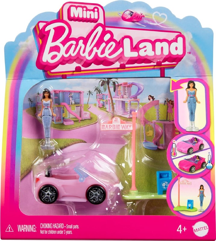 Playset Mini BarbieLand Convertible Car - Albagame