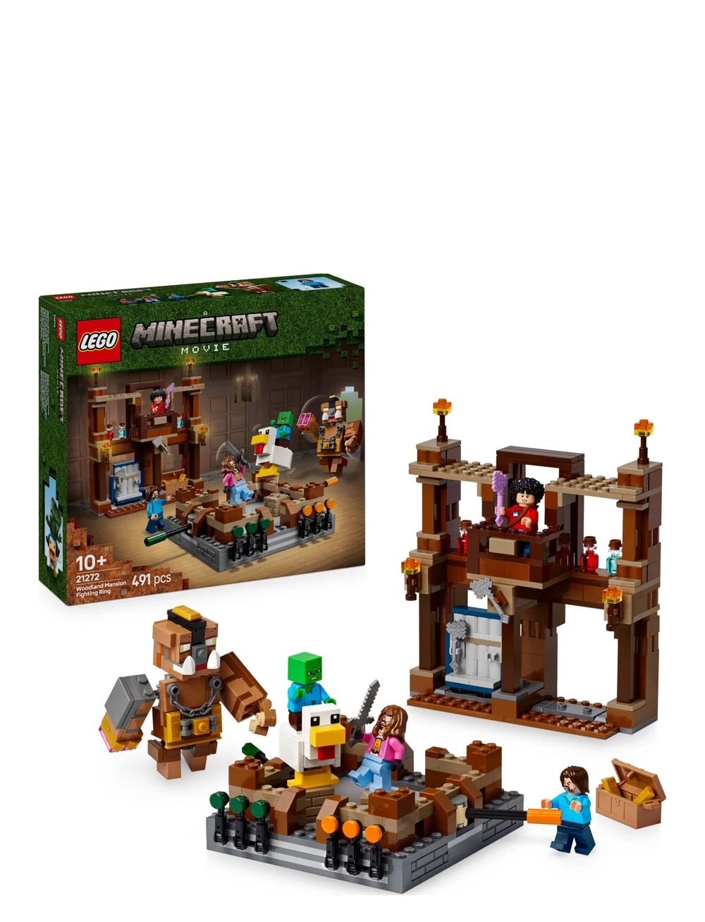 Lego Minecraft Woodland Mansion Fighting Ring 21272 - Albagame
