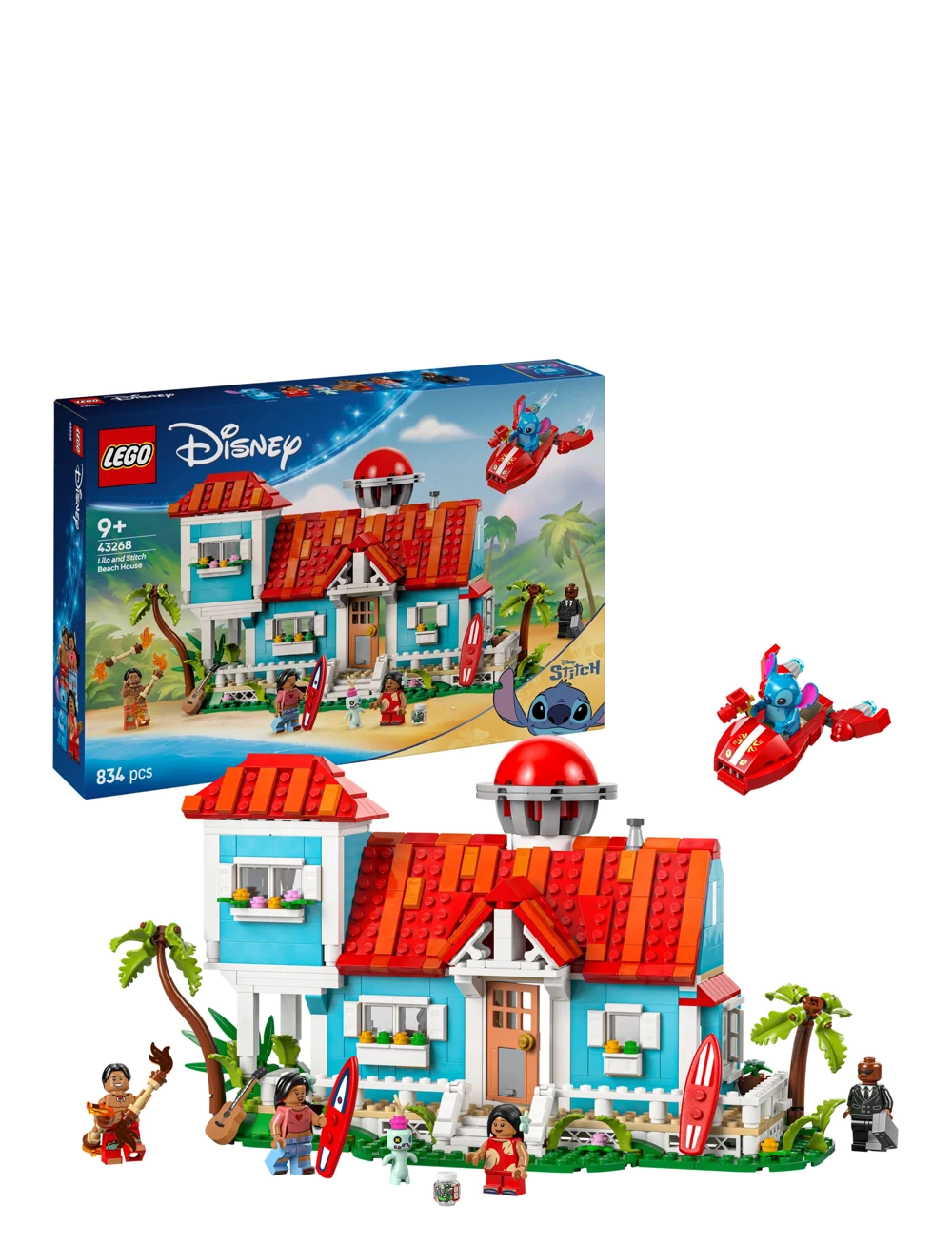 Lego Disney Lilo and Stitch Beach House 43268 - Albagame