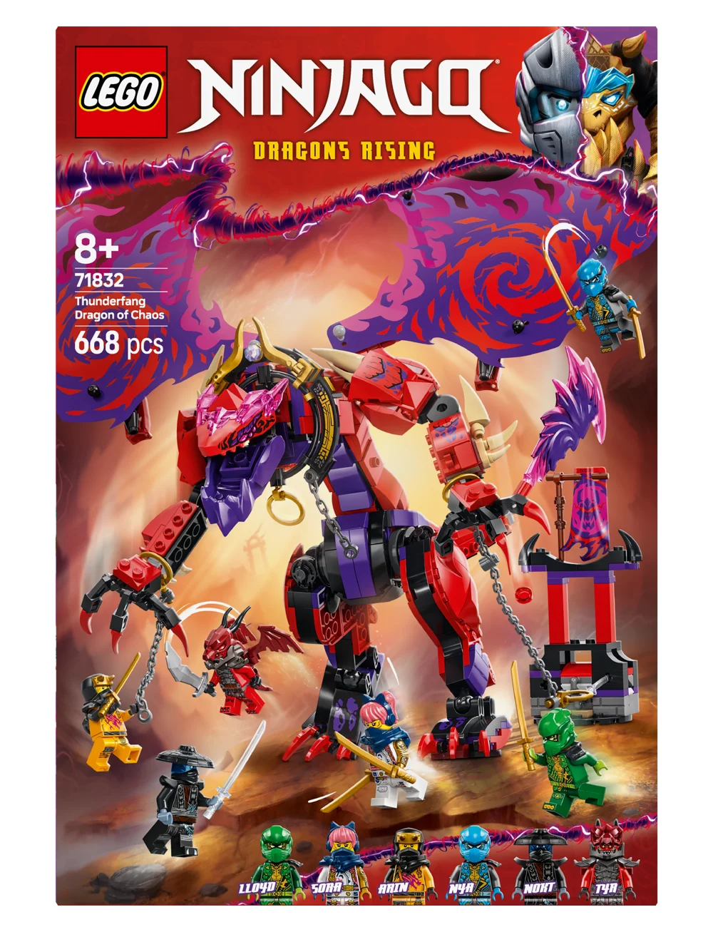 Lego NinjagoThunderfang Dragon of Chaos 71832 - Albagame