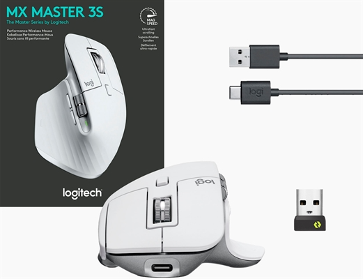 Mouse Logitech MX Master 3s  , White - Albagame