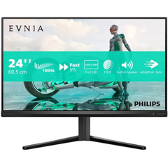 Monitor 23.8" Philips Evnia 3000 Gaming FHD 1920x1080p IPS 180Hz 1ms 126%sRGB 300nits , 2xHDMI 1xDisplayPort , Speakers , HAS , VESA , FreeSync Premium , Black , 24M2N3200S , 1Y