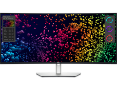 Monitor 40" DELL UltraSharp U4025QW  5K 5120 x 2160 120Hz DCI-P3 99% IPS , Curved 2500R 21:9 Aspect , Thunderbolt Hub TB4x2 PD up to 140W , HAS , Black/Silver , 3Y - Albagame