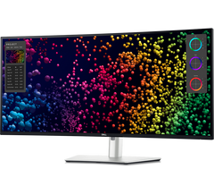 Monitor 40" DELL UltraSharp U4025QW  5K 5120 x 2160 120Hz DCI-P3 99% IPS , Curved 2500R 21:9 Aspect , Thunderbolt Hub TB4x2 PD up to 140W , HAS , Black/Silver , 3Y - Albagame