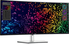 Monitor 40" DELL UltraSharp U4025QW  5K 5120 x 2160 120Hz DCI-P3 99% IPS , Curved 2500R 21:9 Aspect , Thunderbolt Hub TB4x2 PD up to 140W , HAS , Black/Silver , 3Y - Albagame