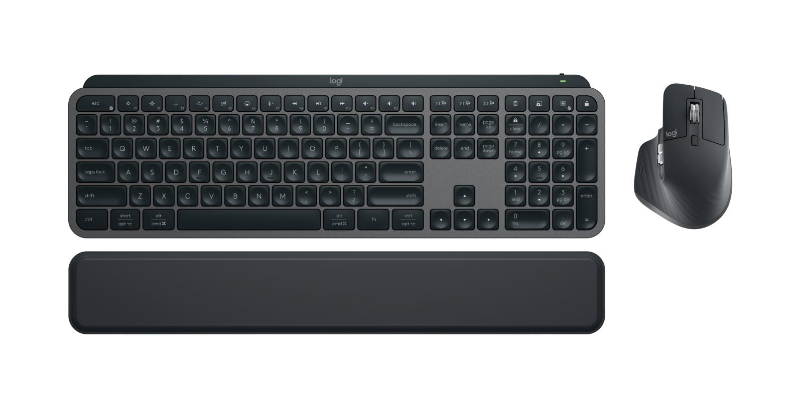 Bundle Logitech MX Keys S Combo (MX Master 3S + MX Keys S + MX Palm Rest) - Albagame