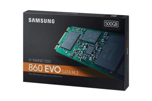 SSD 500GB Samsung 860 EVO M.2 SATA - Albagame