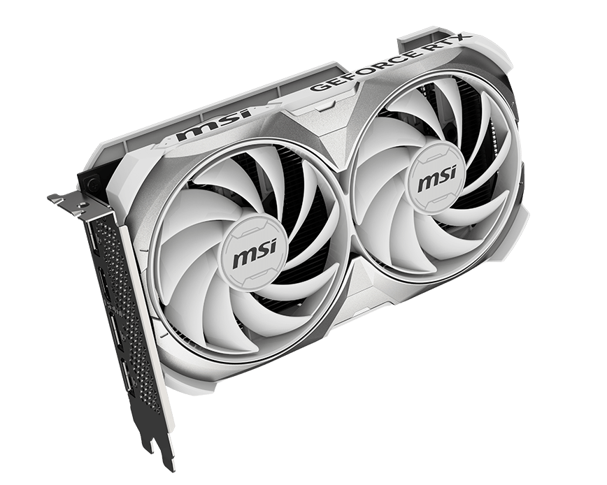 GPU MSI Ventus 2X White OC GeForce RTX 4060 8GB GDDR6 - Albagame