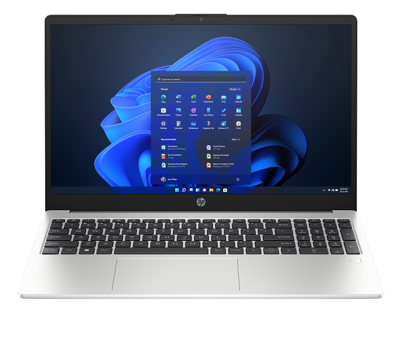 Notebook 15.6" HP 250 G10 , FHD 1920x1080p IPS 250cd/m² , Intel Core i7-1355U (10C/2P+8E 12T) up to 5.0Ghz , 8GB 3200Mhz DDR4 , 512GB PCIe NVMe M.2 SSD , 725H0EA