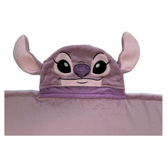 Blanket Disney Stitch Angel With Hood Coral - Albagame