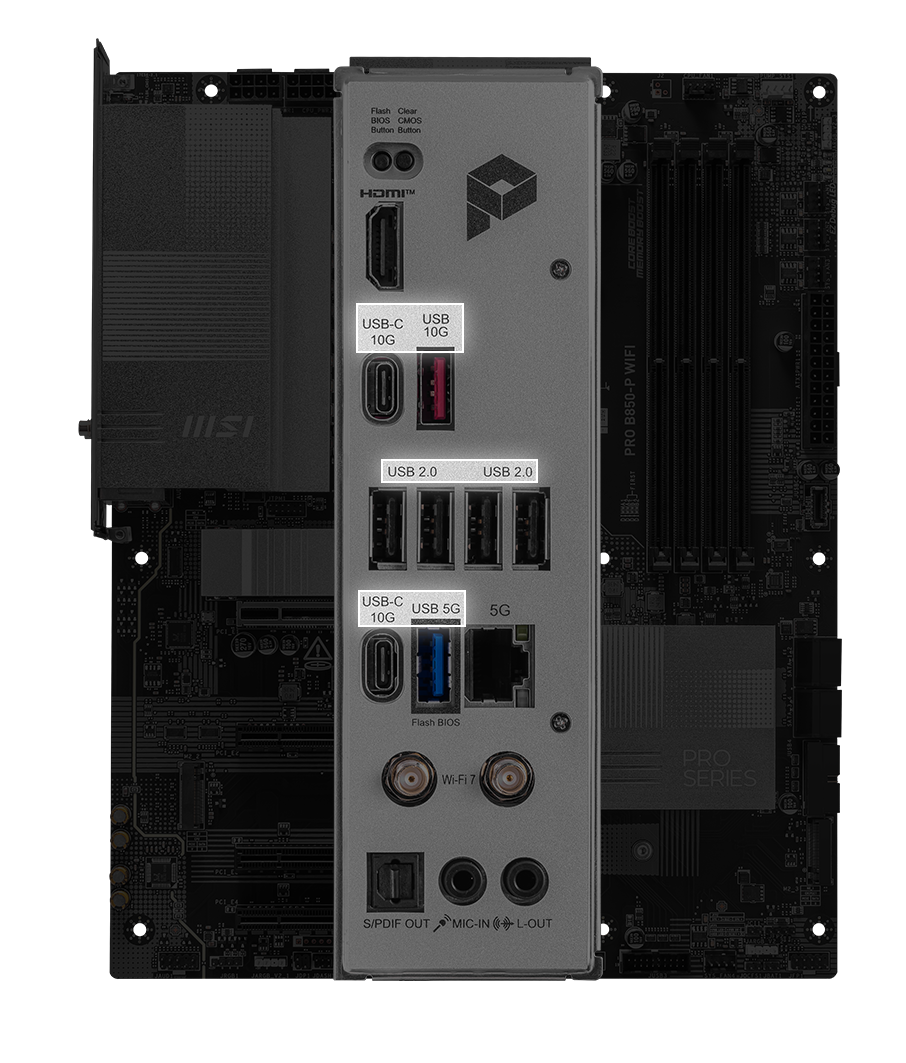 Motherboard MSI PRO B850-P WiFi - Albagame