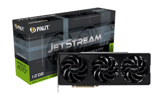 GPU Palit JetStream GeForce RTX 4070 Ti 12GB GDDR6X - Albagame