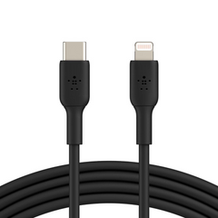 Cable USB-C to Lightning  Belkin BoostCharge up to 18W , Charging and data sync , Black , 1m , BEL-0057 - Albagame