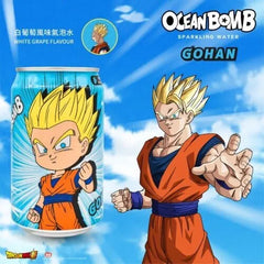 Soda Water Dragon Ball Gohan Ocean Bomb White Grape Flavor - Albagame