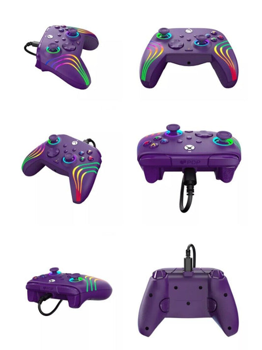 Controller PDP Xbox Wired Afterglow Wave Purple