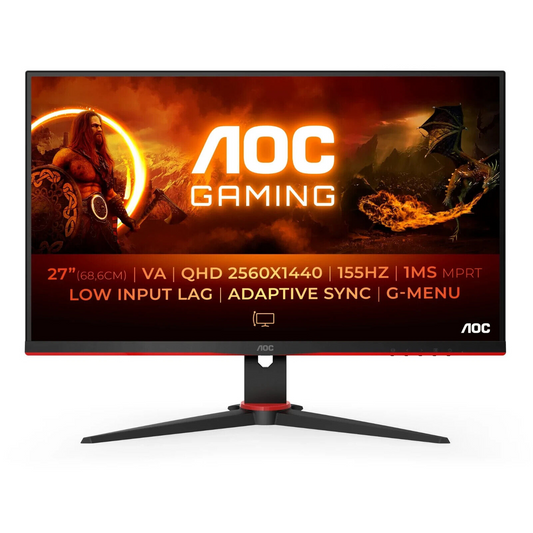 Monitor 27" AOC Gaming 2K QHD 144Hz 1ms - Albagame