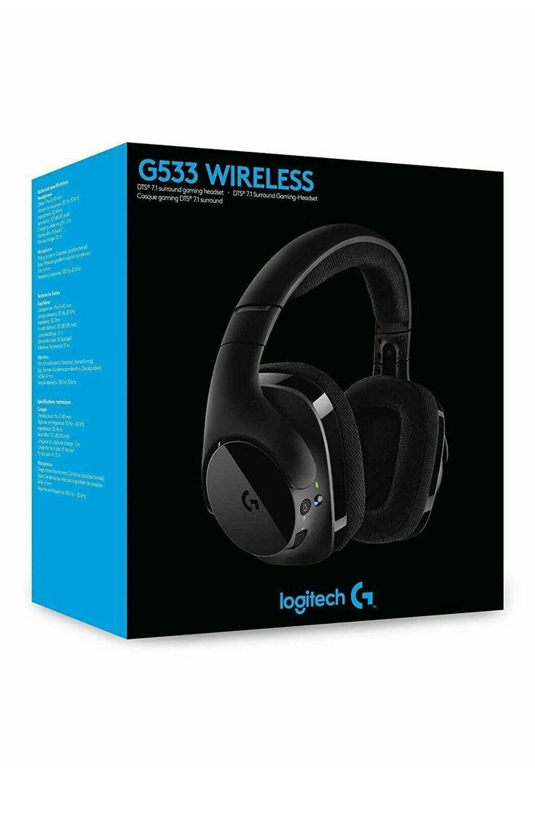 Headset Logitech G533 Gaming 7.1 - Albagame