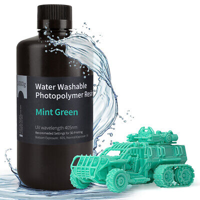 Water Washable Resin Elegoo 1kg Mint Green - Albagame
