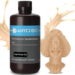 Resin Anycubic Basic Rigid 1kg Light Beige - Albagame
