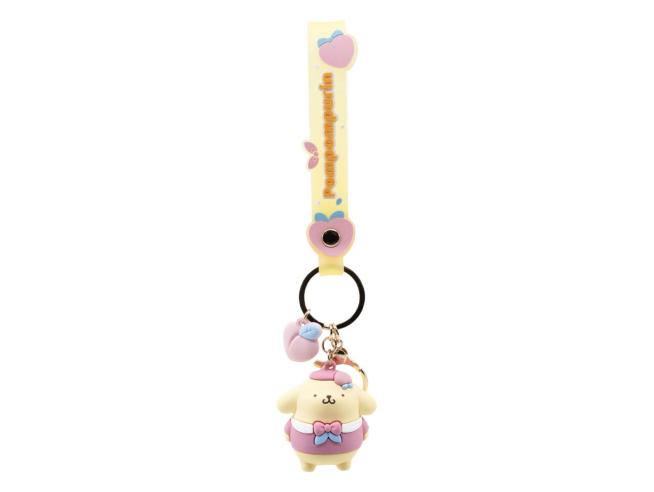 Keychain YuMe Hello Kitty & Friends Peach Series Pompompurin - Albagame