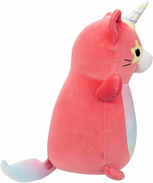 Plush Squishmallows Hugmees Sienna The Pink Starry Eyed Caticorn 35 cm