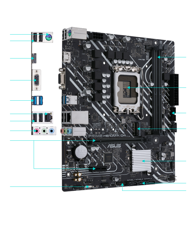 Motherboard Gigabyte H610M K D4 - Albagame