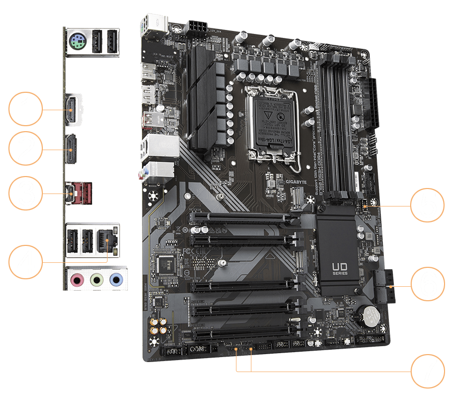 Gigabyte B760 DS3H , DDR4 - Albagame