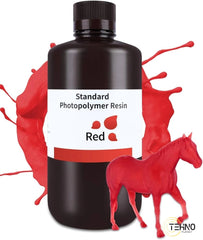 Resin Elegoo Standard 1kg Clear Red - Albagame
