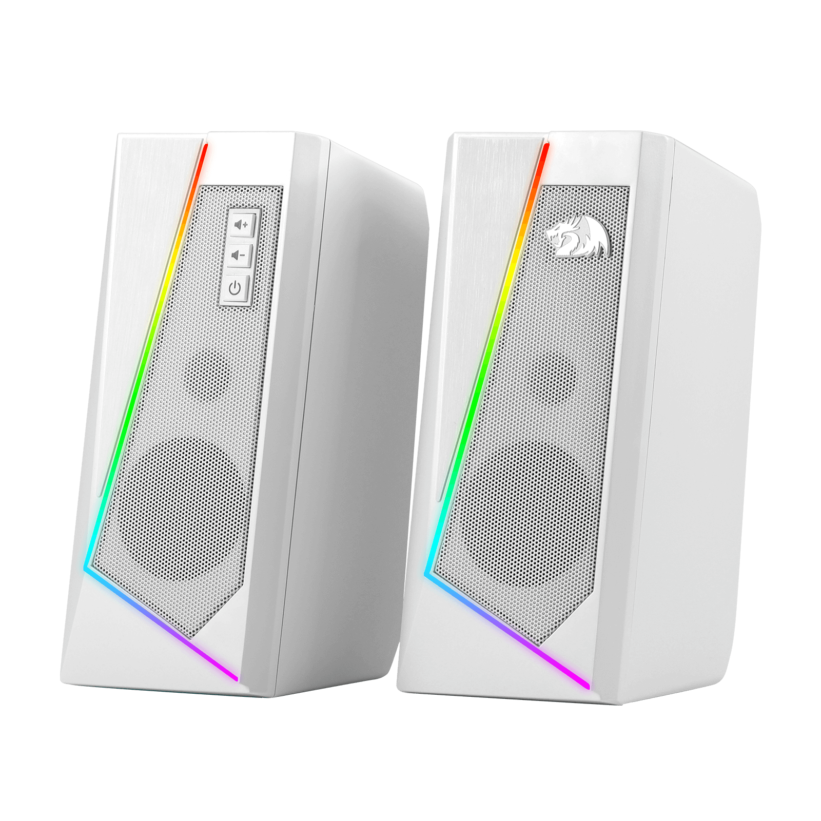 Speakers 2.0 Redragon Anvil GS520 , RGB , Plug&Play , White