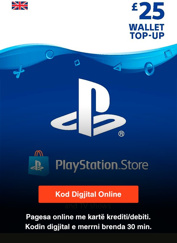DG PlayStation 25 GBP Account UK - Albagame