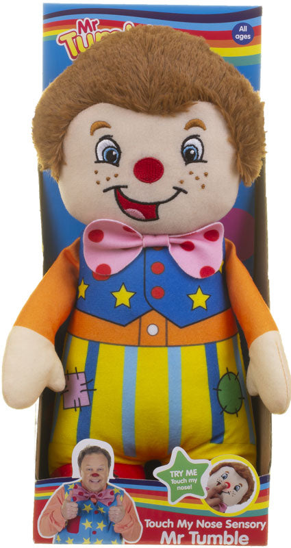 Mr.Tumble Touch My Nose Sensory Soft Toy - Albagame