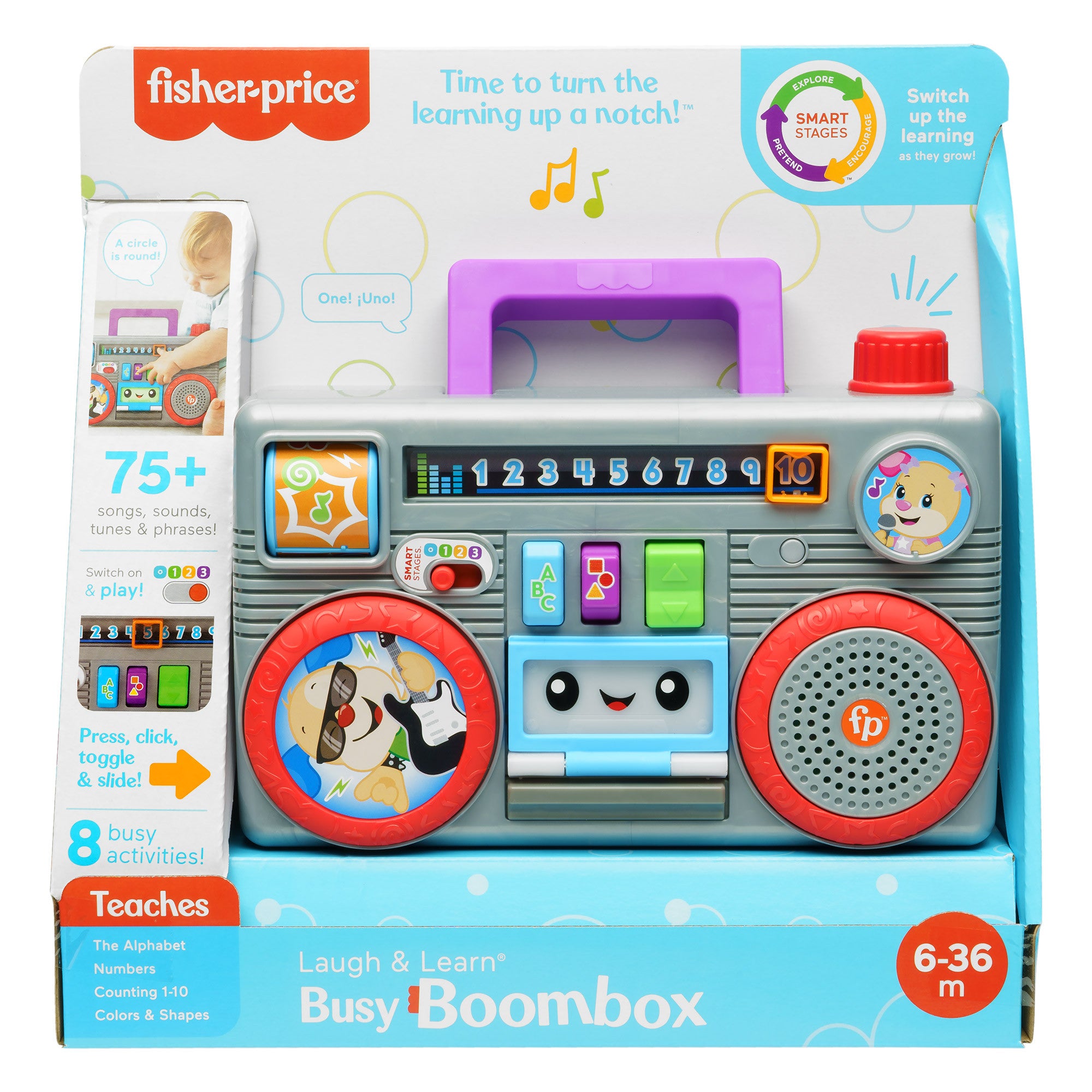 Fisher Price Laugh & Learn Busy Boombox - Albagame