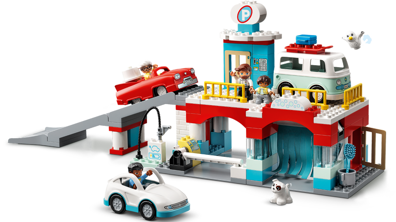 Lego Duplo Parking Garage and Car Wash 10948 - Albagame