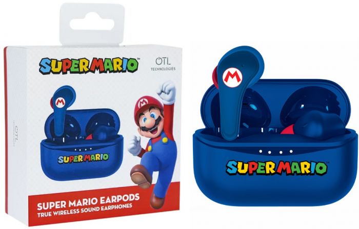 Earphones OTL - Super Mario Blue TWS Earpods - Albagame