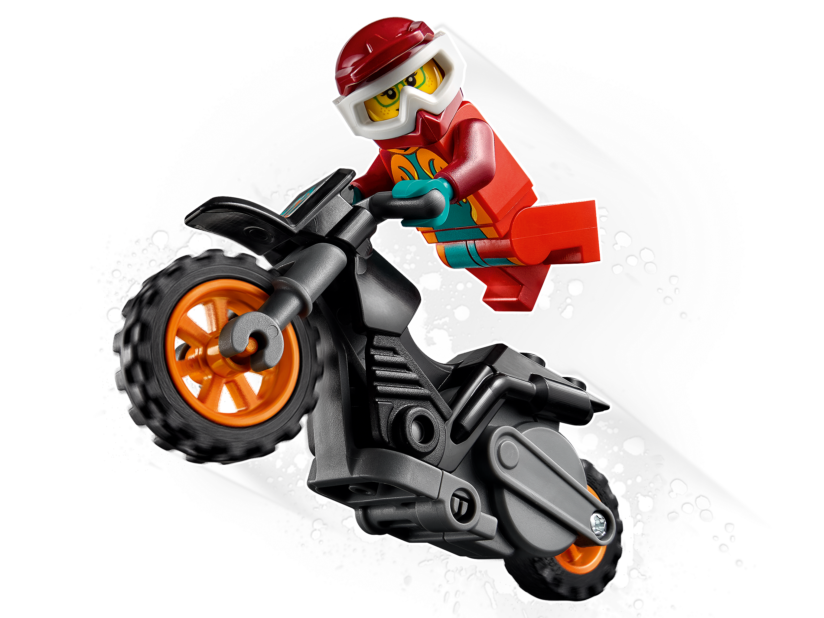 Lego City Stuntz Fire Stunt Bike 60311 - Albagame
