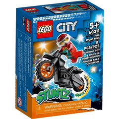 Lego City Stuntz Fire Stunt Bike 60311 - Albagame