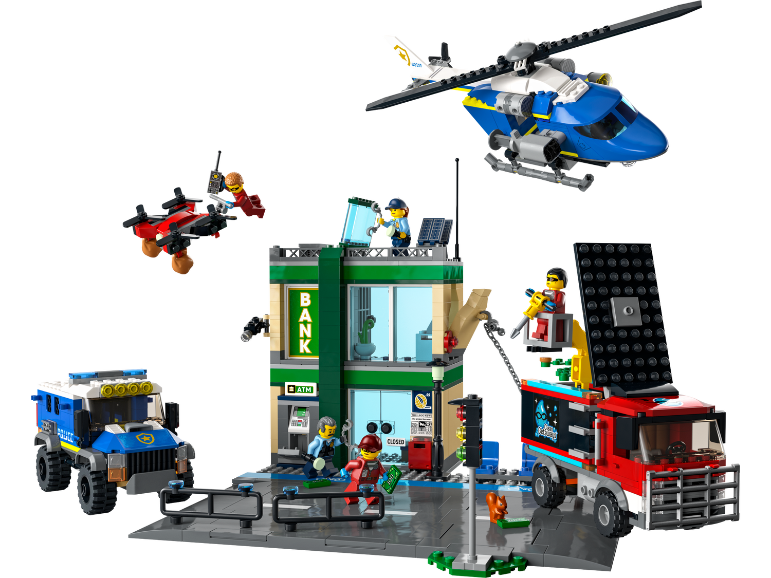 Lego City Police Chase at The Bank 60317 - Albagame