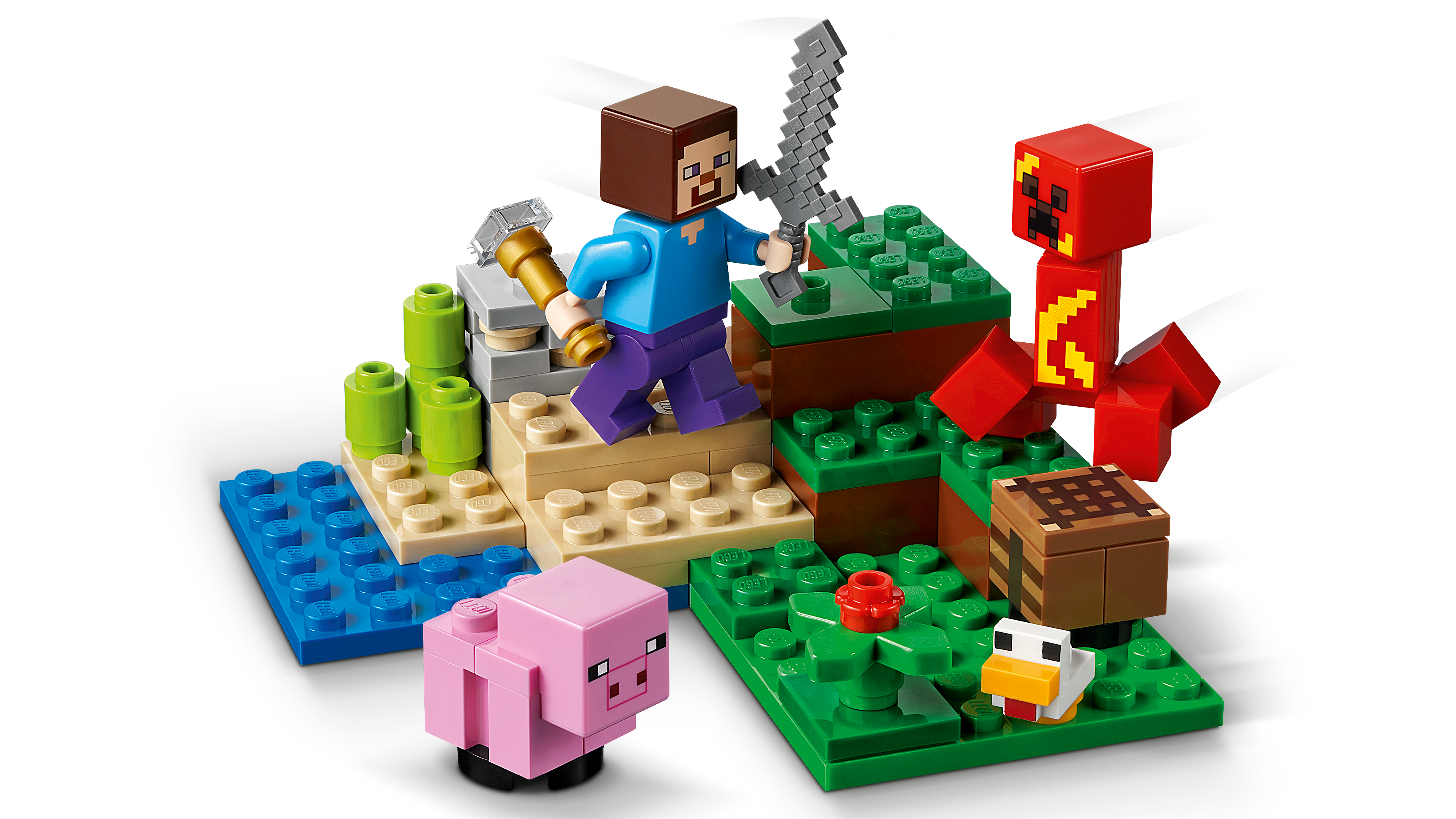 Lego Minecraft The Creeper Ambush 21177 - Albagame