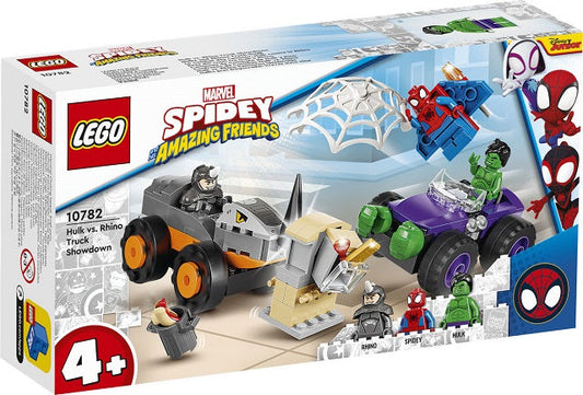 Lego Marvel Spidey Amazing Friends Hulk vs Rhino Truck Duel 10782 - Albagame