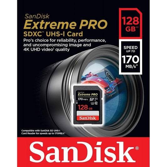 Card MicroSDXC 128GB SanDisk Extreme PRO 170MB s UHSI - Albagame