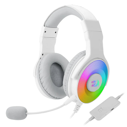 Headset Redragon H350W Pandora RGB wired White H350WRGB - Albagame