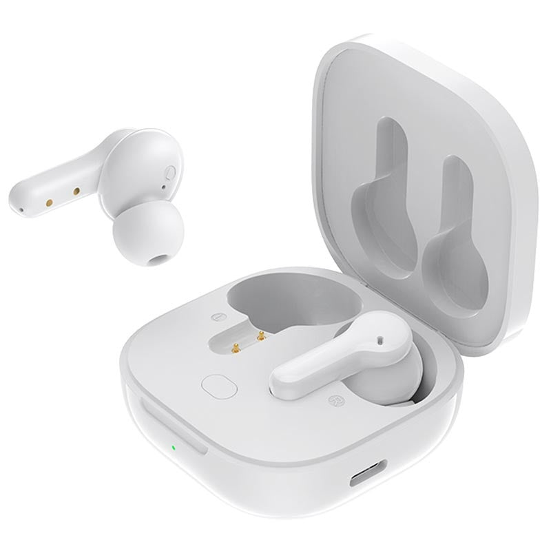 Earphones QCY T13 TWS Wireless Dual Driver Earbuds White - Albagame